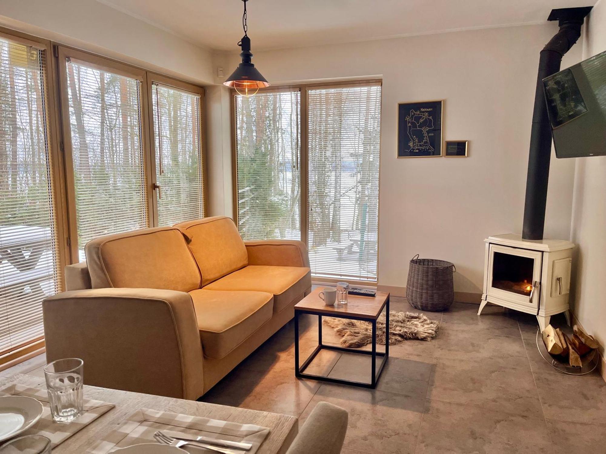 Mazursko - Komfortowe Apartamenty Nad Jeziorem, Sauna, Kominki Na Parterze Kretowiny Exterior foto