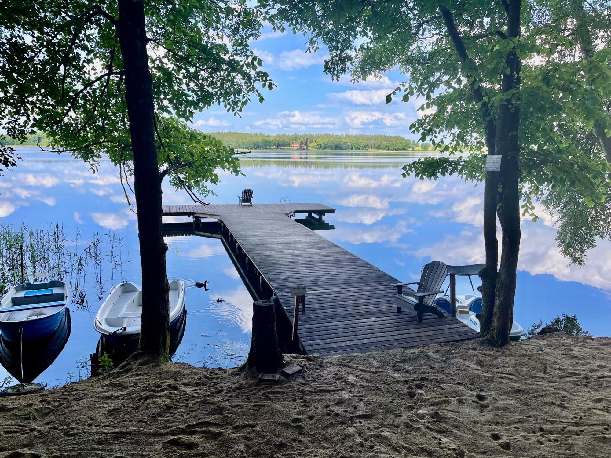 Mazursko - Komfortowe Apartamenty Nad Jeziorem, Sauna, Kominki Na Parterze Kretowiny Exterior foto